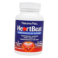 Комплекс для поддержки сердечно-сосудистой системы, HeartBeat, Nature's Plus