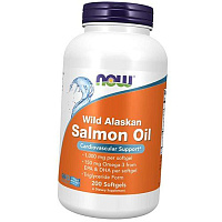 Масло лосося, Wild Alaskan Salmon Oil, Now Foods