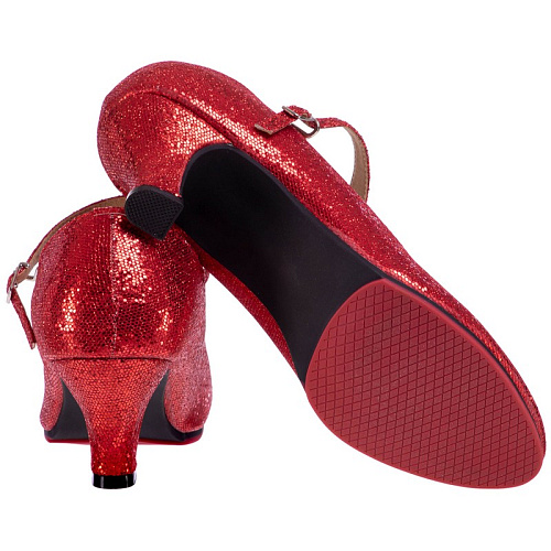 Обувь для бальных танцев женская Стандарт DN-3691 (40 Красный)