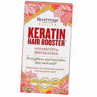 Кератиновый бустер для волос, Keratin Hair Booster, Reserveage Nutrition