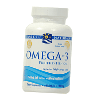 Очищенный рыбий жир, Омега 3, Omega-3, Nordic Naturals