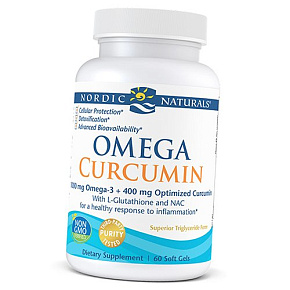 Омега и Куркумин, Omega Curcumin, Nordic Naturals