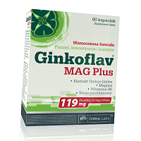 Экстракт из листьев гинкго билоба, Ginkoflav MAG plus, Olimp Nutrition