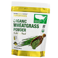 Органический порошок травы пшеницы, Superfoods Organic Wheat Grass Powder, California Gold Nutrition