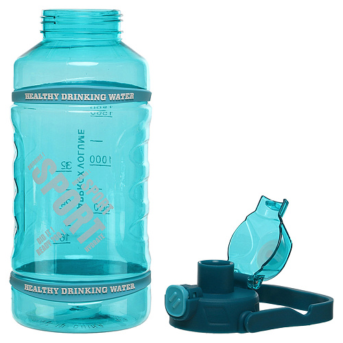 Бутылка для воды Sport Бочонок T23-10 (1500мл Голубой)