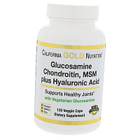Glucosamine Chondroitin MSM Plus Hyaluronic Acid California Gold Nutrition 