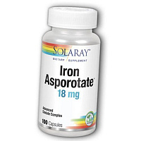 Железо, Iron Asporotate, Solaray