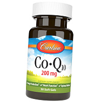 Коэнзим Q10 с Витамином Е, CoQ10 200, Carlson Labs 