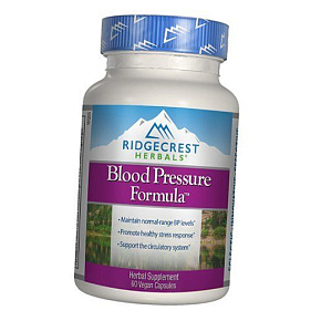 Комплекс для нормализации кровяного давления, Blood Pressure Formula, Ridgecrest Herbals