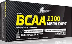 Амінокислоти ВСАА для спорту, BCAA Mega 1100, Olimp Nutrition 