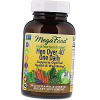 Витамины для мужчин после 40 лет, Men Over 40 One Daily, Mega Food
