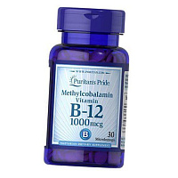 Витамин В12, Метилкобаламин, Methylcobalamin Vitamin B-12 1000, Puritan's Pride