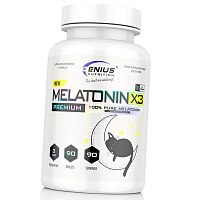 Мелатонин таблетки, Melatonin-X3, Genius Nutrition