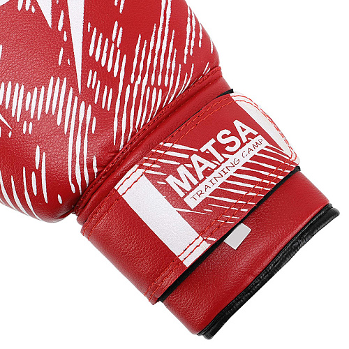 Перчатки боксерские MA-0033 (12oz Красный )