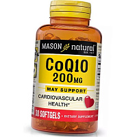 Коэнзим Q10, CoQ10 200, Mason Natural 