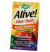 Комплекс Витаминов, Alive! Max6 Daily Multi-Vitamin, Nature's Way