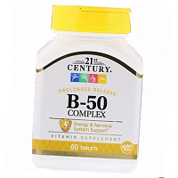 Витамины группы В, B-50 Complex, 21st Century