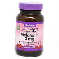 Жевательный Мелатонин, Chewables Melatonin 3, Bluebonnet Nutrition