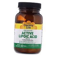 Липоевая кислота, Active Lipoic Acid 300, Country Life