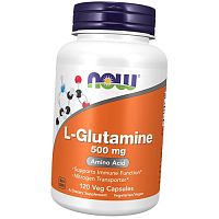 L-Глютамин для иммунитета, Glutamine 500, Now Foods