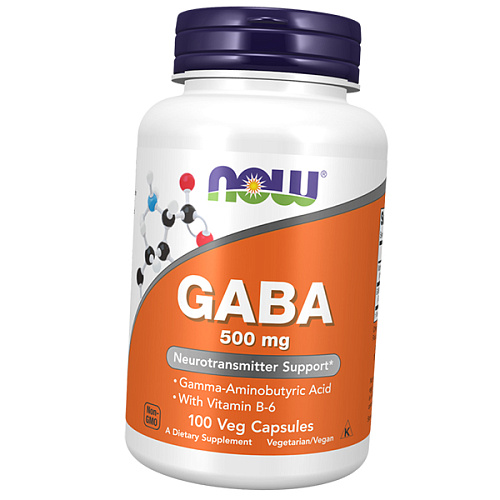 Купити Гамма-аміномасляна кислота, Gaba 500, Now Foods 