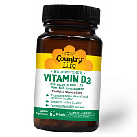Витамин Д3, Vitamin D3 10000, Country Life