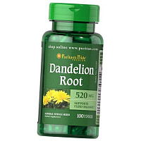 Корень одуванчика, Dandelion Root 520, Puritan's Pride